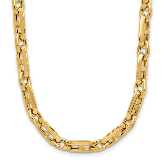 Leslie's 14K Polished Fancy Link Necklace
