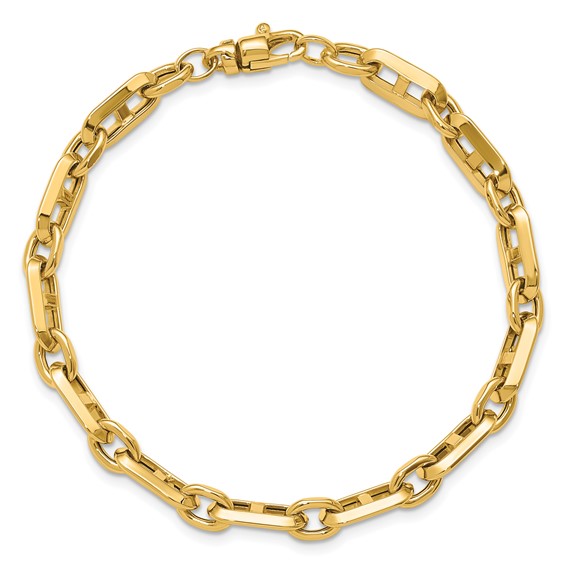 Leslie's 14K Polished Fancy Link Bracelet
