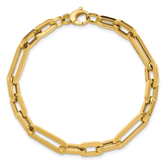 Leslie's 14K Polished Fancy Link Bracelet