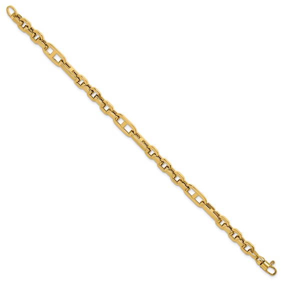 Leslie's 14K Polished Fancy Link Bracelet