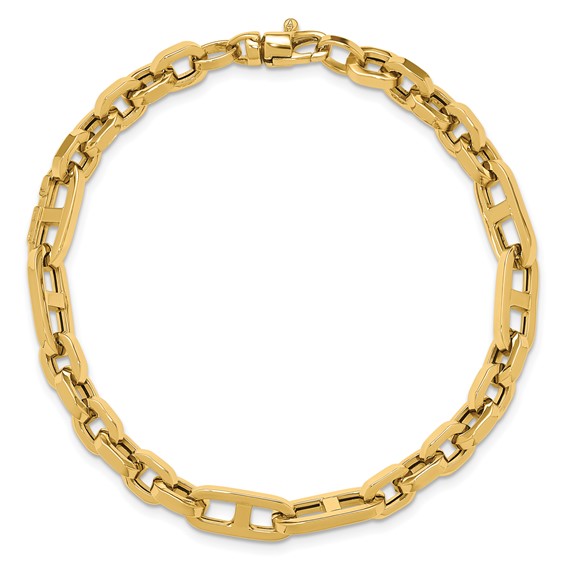 Leslie's 14K Polished Fancy Link Bracelet