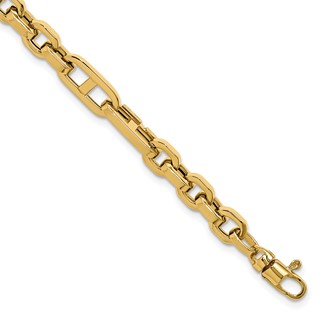 Leslie's 14K Polished Fancy Link Bracelet