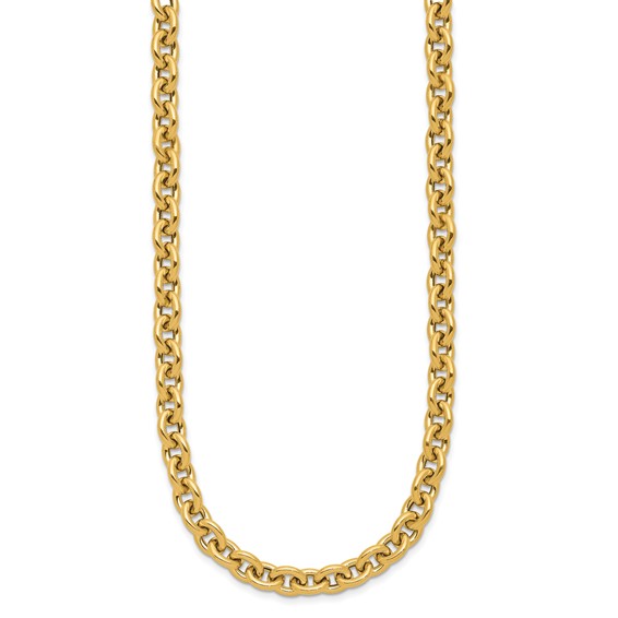 Leslie's 14K Polished Fancy Link Necklace