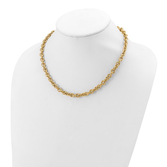 Leslie's 14K Polished Fancy Link Necklace