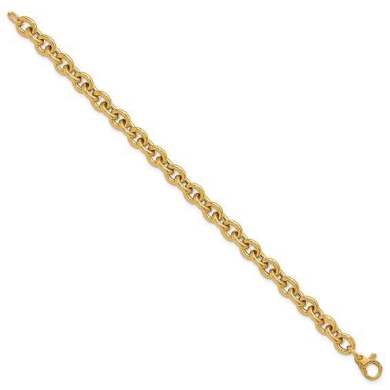 Leslie's 14K Polished Fancy Link Bracelet
