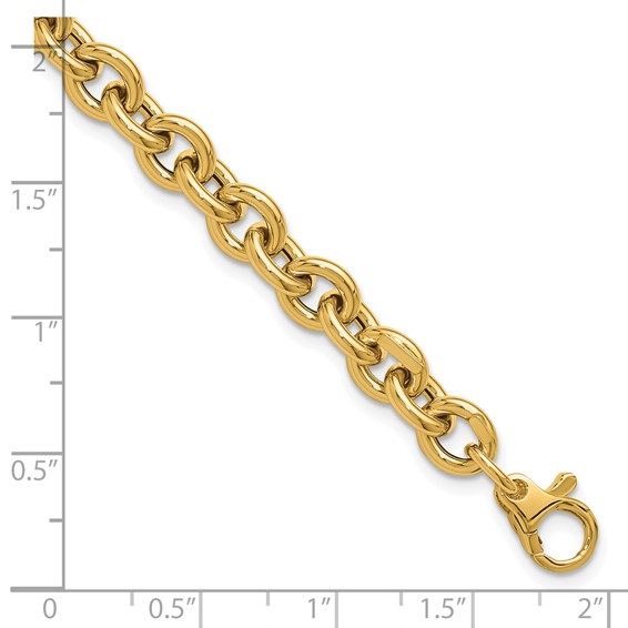 Leslie's 14K Polished Fancy Link Bracelet