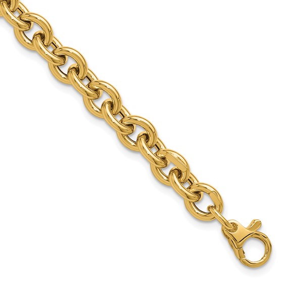 Leslie's 14K Polished Fancy Link Bracelet