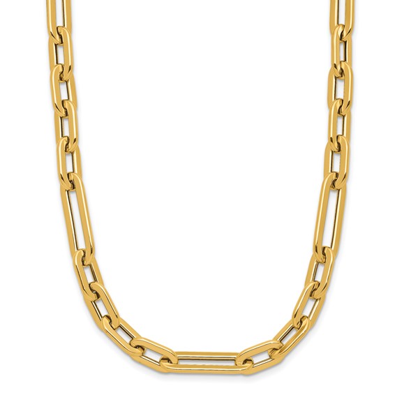 Leslie's 14K Polished Fancy Link Toggle Clasp Necklace