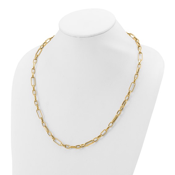 Leslie's 14K Polished Fancy Link Necklace