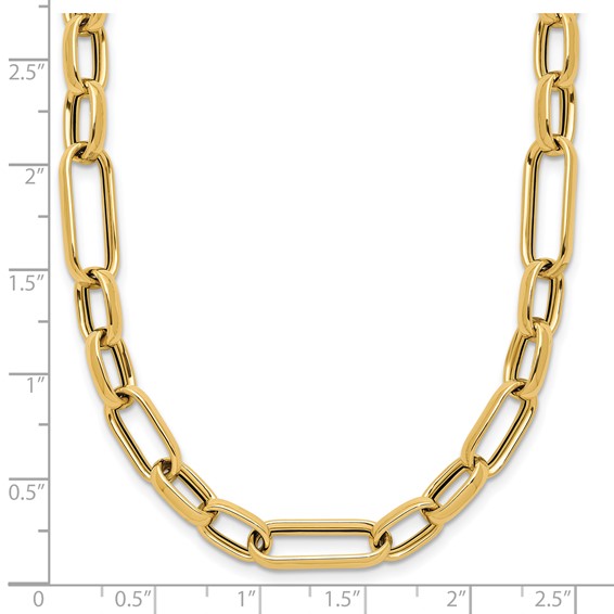Leslie's 14K Polished Fancy Link Necklace