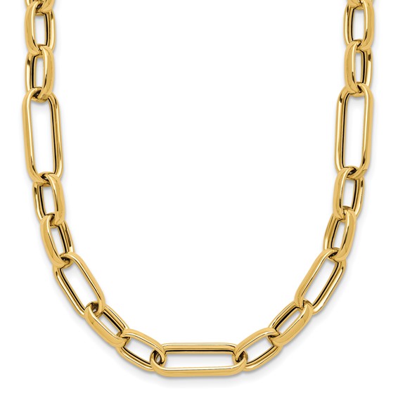 Leslie's 14K Polished Fancy Link Necklace