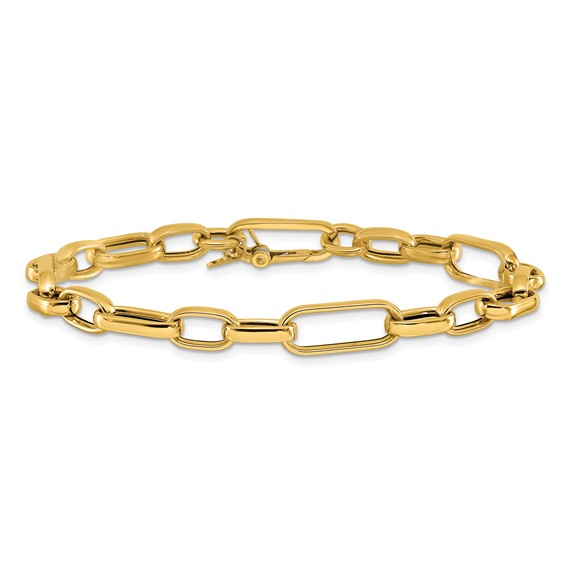 Leslie's 14K Polished Fancy Link Bracelet
