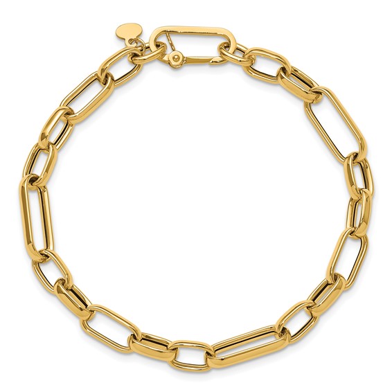 Leslie's 14K Polished Fancy Link Bracelet