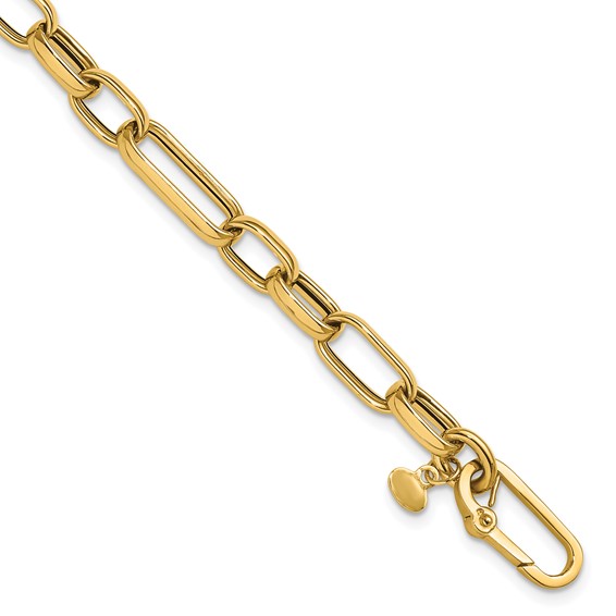 Leslie's 14K Polished Fancy Link Bracelet