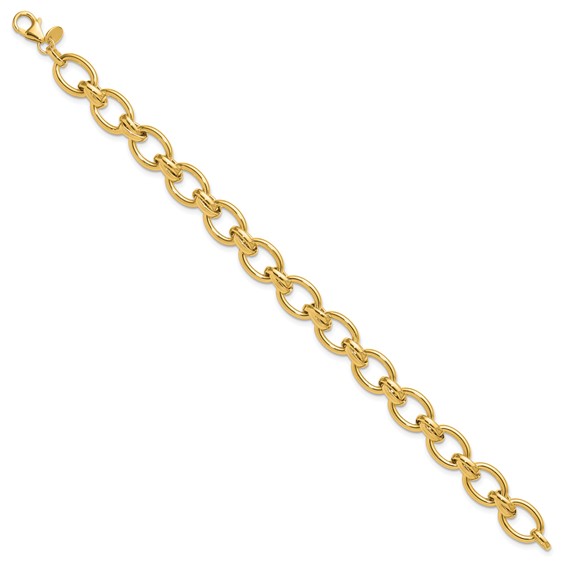 Leslie's 14K Polished Fancy Link Bracelet