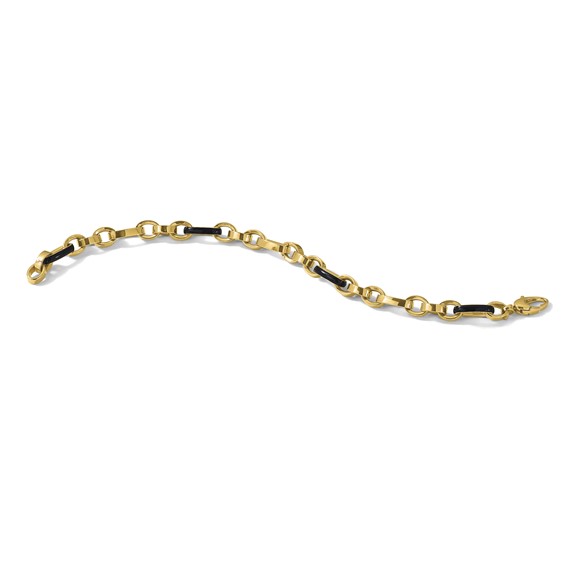 Leslie's 14K Polished with Enamel Link Bracelet