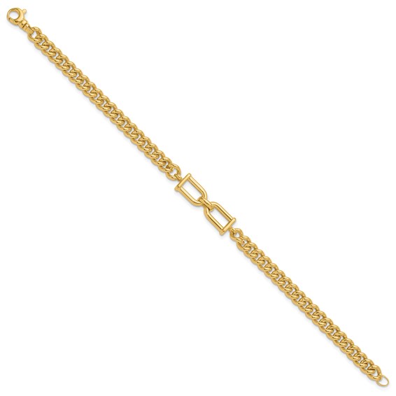 Leslie's 14K Polished Fancy Link Bracelet