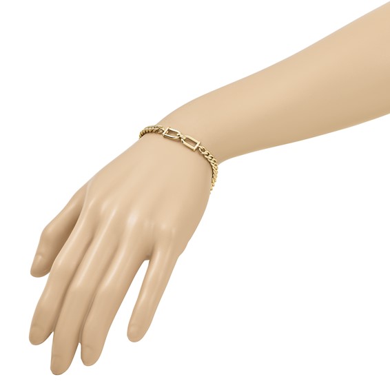 Leslie's 14K Polished Fancy Link Bracelet