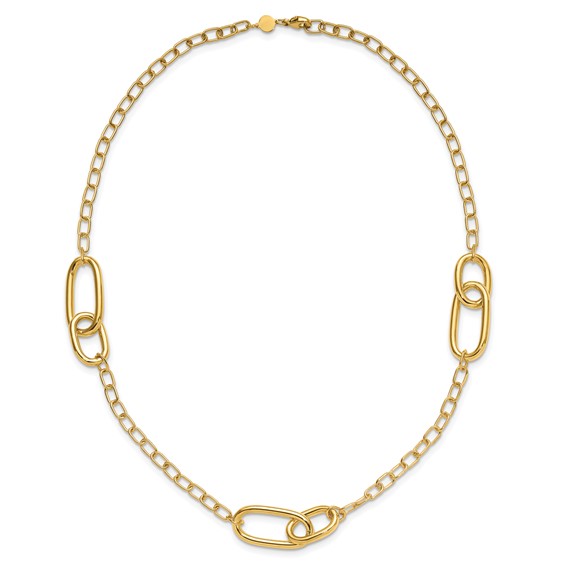 Leslie's 14K Polished Fancy Link Necklace