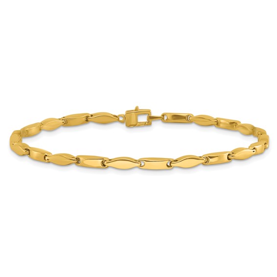 Leslie's 14K Polished Fancy Link Bracelet