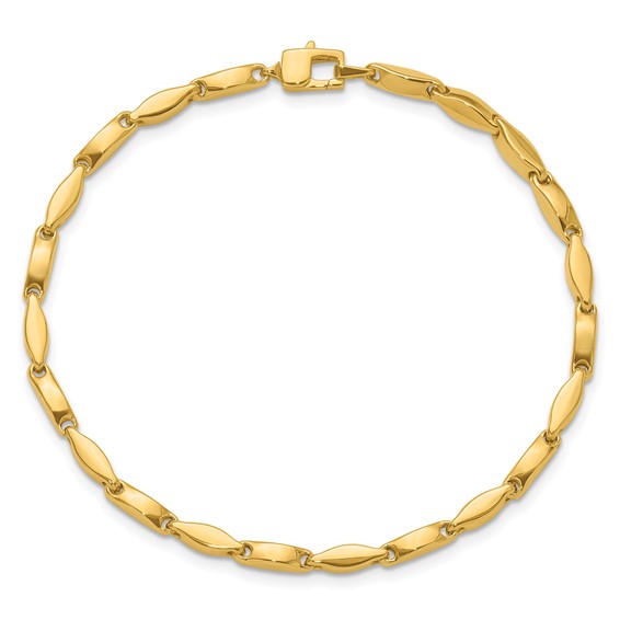 Leslie's 14K Polished Fancy Link Bracelet