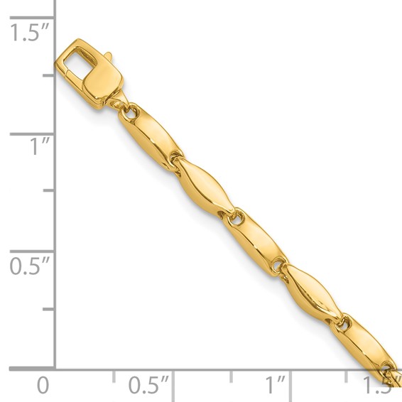 Leslie's 14K Polished Fancy Link Bracelet