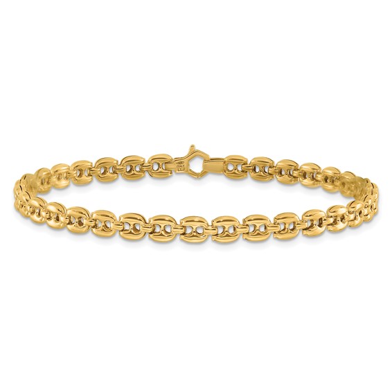 Leslie's 14K Polished Fancy Link Bracelet