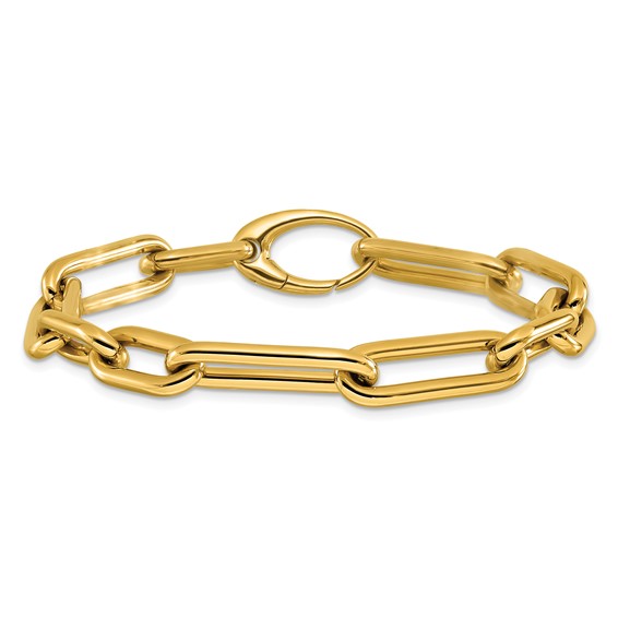 Leslie's 14K Polished Link Bracelet