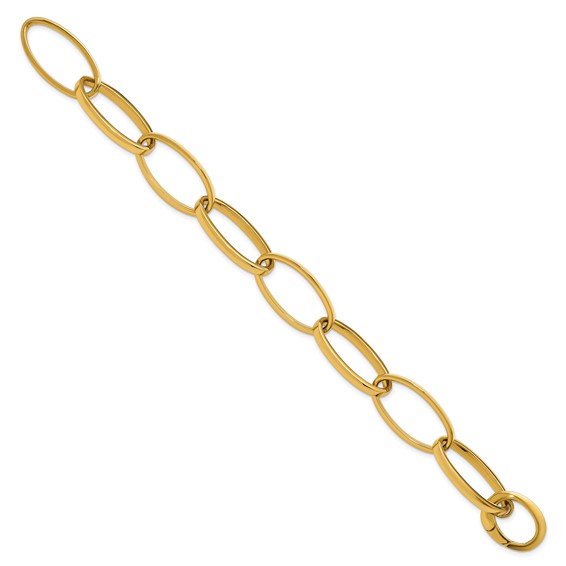 Leslie's 14K Polished Link Bracelet