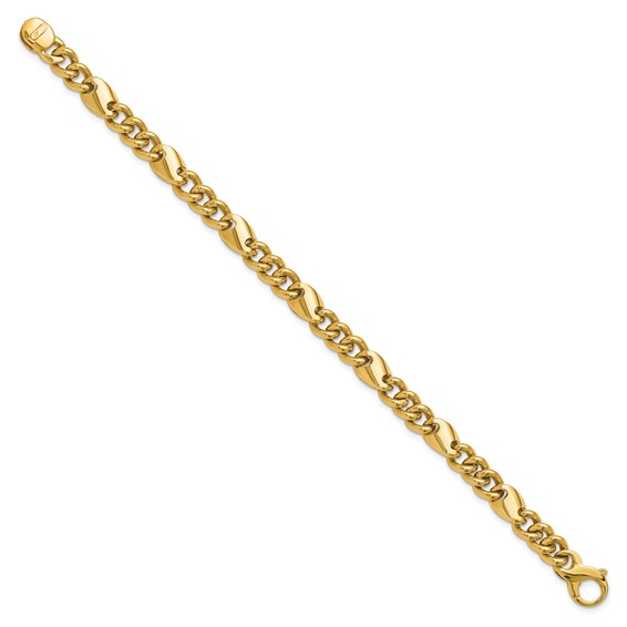 Leslie's 14K Polished Fancy Link Bracelet