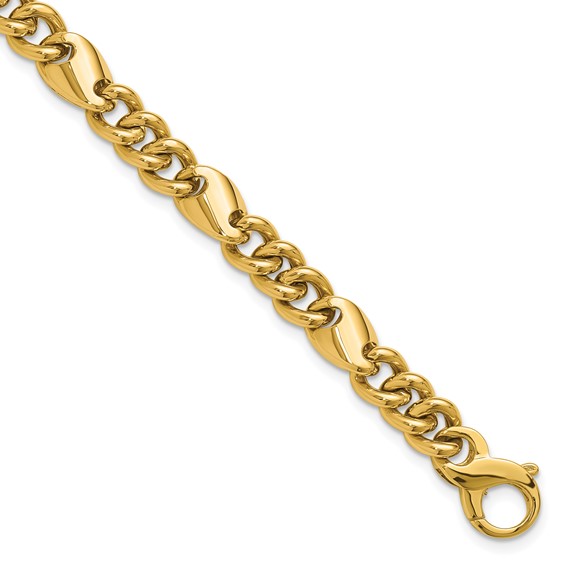 Leslie's 14K Polished Fancy Link Bracelet