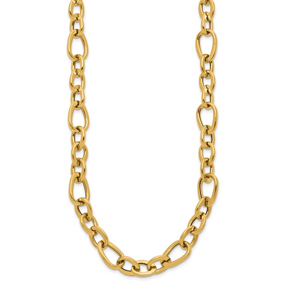 Leslie's 14K Polished Fancy Link Necklace