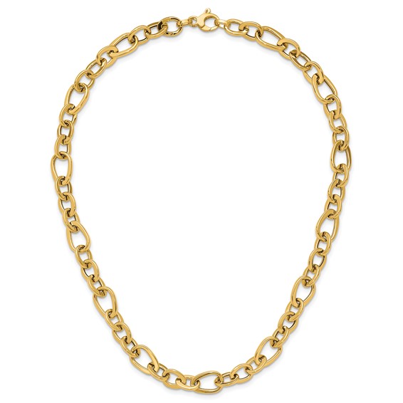 Leslie's 14K Polished Fancy Link Necklace