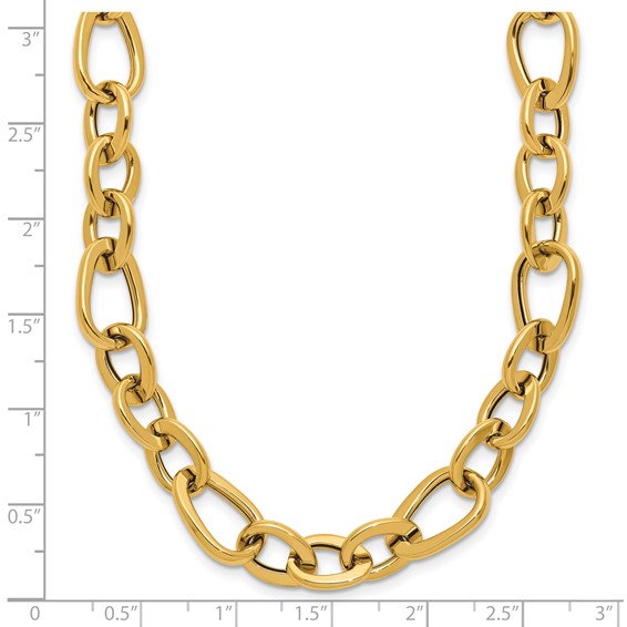 Leslie's 14K Polished Fancy Link Necklace