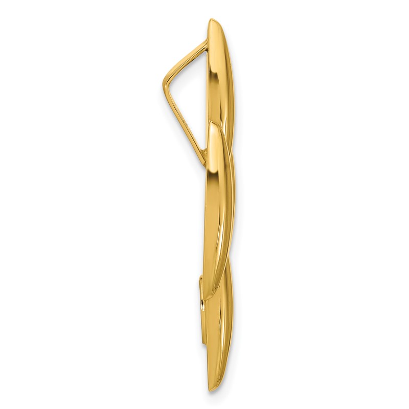 14K Polished Fancy Pendant