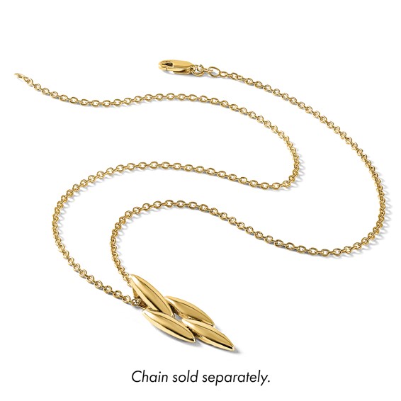 Leslie's 14K Polished Fancy Pendant