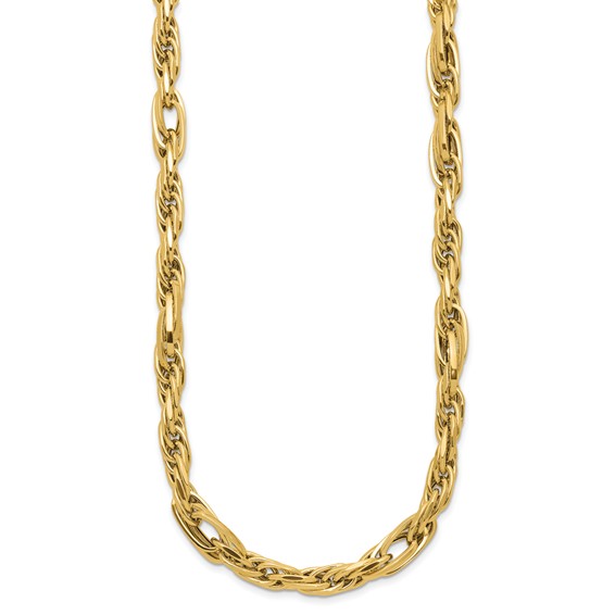 Leslie's 14K Polished Fancy Link Necklace