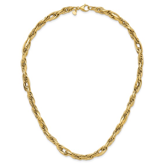 Leslie's 14K Polished Fancy Link Necklace