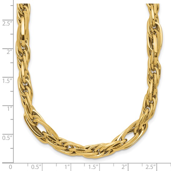 Leslie's 14K Polished Fancy Link Necklace