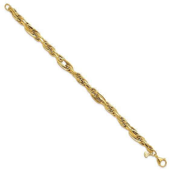 Leslie's 14K Polished Fancy Link Bracelet
