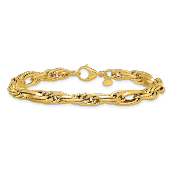 Leslie's 14K Polished Fancy Link Bracelet