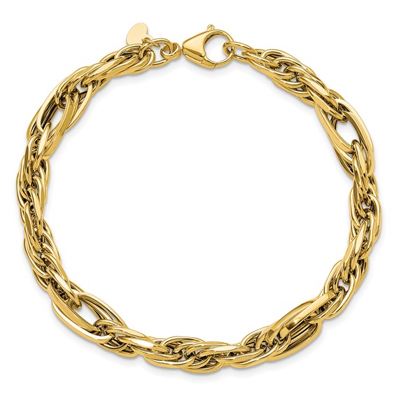 Leslie's 14K Polished Fancy Link Bracelet