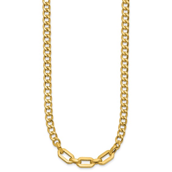 Leslie's 14K Polished Fancy Link Necklace