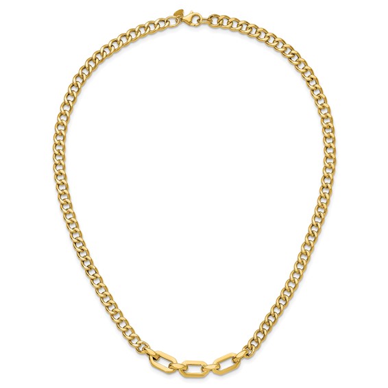 Leslie's 14K Polished Fancy Link Necklace