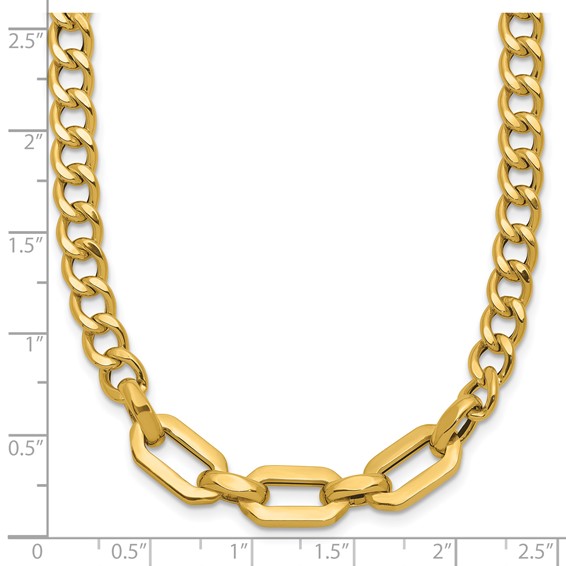 Leslie's 14K Polished Fancy Link Necklace