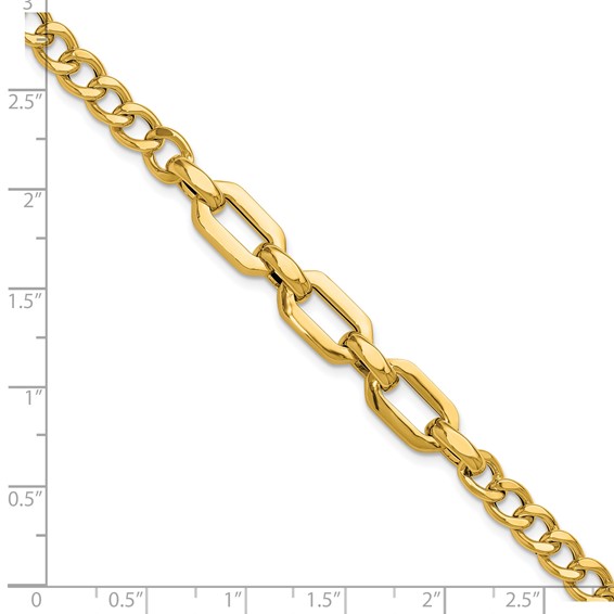 Leslie's 14K Polished Fancy Link Bracelet