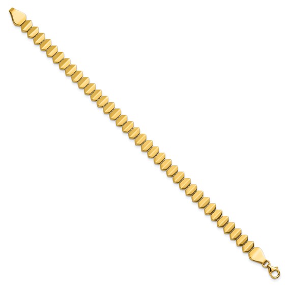 Leslie's 14K Polished Fancy Geometric Link Bracelet