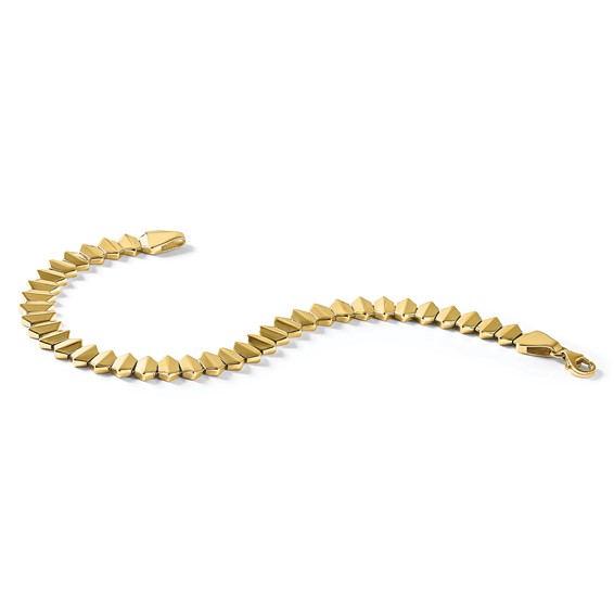 Leslie's 14K Polished Fancy Geometric Link Bracelet