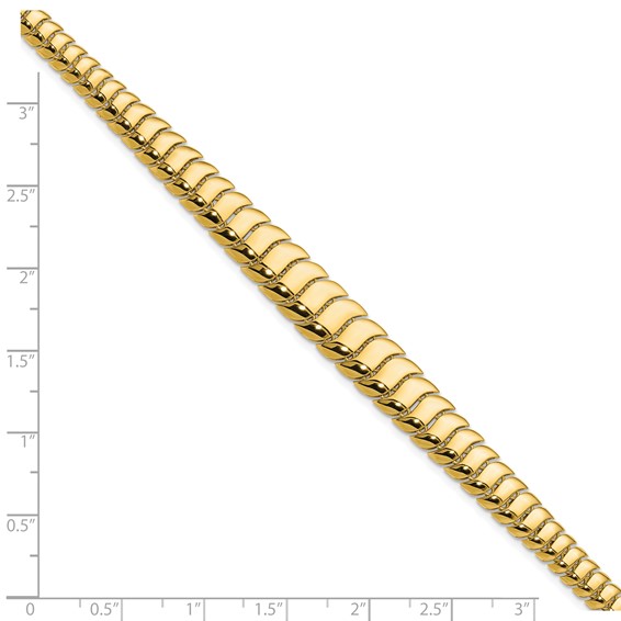 Leslie's 14K Polished Fancy Graduated Bracelet