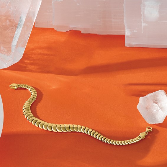 Leslie's 14K Polished Fancy Graduated Bracelet